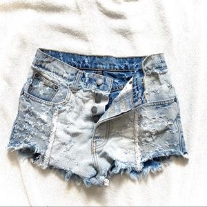 CARMAR Denim Jeans Shorts. Size 25